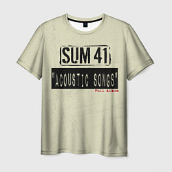 Мужская футболка Sum 41 - The Acoustics Full Album