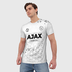 Футболка мужская Ajax Champions Униформа, цвет: 3D-принт — фото 2