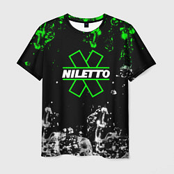 Мужская футболка Нилето niletto текстура воды