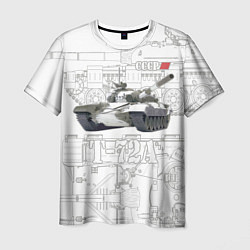 Мужская футболка Т-72А 1973 Основной боевой танк