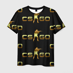 Мужская футболка KS:GO Gold Theme