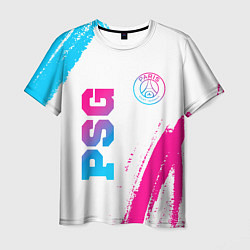 Мужская футболка PSG Neon Gradient