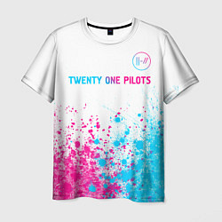 Мужская футболка Twenty One Pilots Neon Gradient