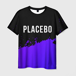 Мужская футболка Placebo Purple Grunge