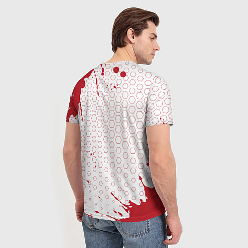 Мужская футболка Horizon Zero Dawn: красные таблички Best Player и / 3D-принт – фото 4