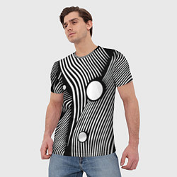 Футболка мужская Geometric vanguard composition Fashion trend, цвет: 3D-принт — фото 2