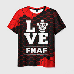 Мужская футболка FNAF Love Классика