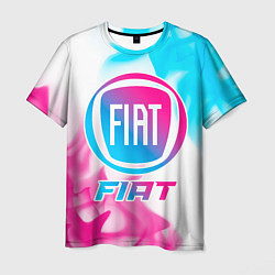Футболка мужская Fiat Neon Gradient, цвет: 3D-принт