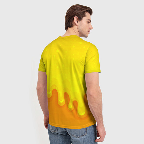 Мужская футболка Summer time Пикап с арбузами / 3D-принт – фото 4