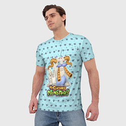 Футболка мужская My Singing Monsters - Гуджуб, цвет: 3D-принт — фото 2