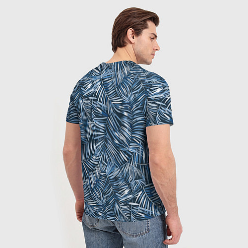 Мужская футболка Тропические листья пальмы / 3D-принт – фото 4