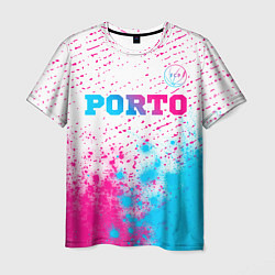 Футболка мужская Porto Neon Gradient, цвет: 3D-принт