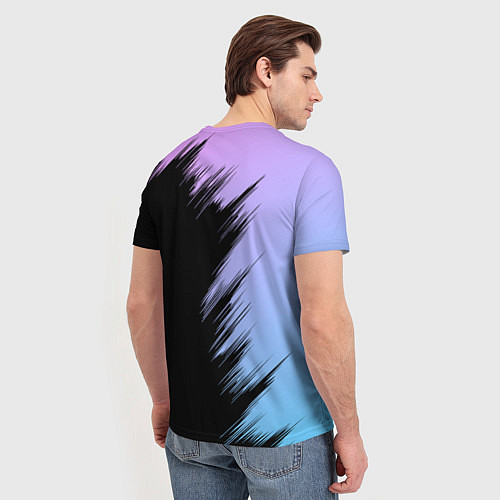 Мужская футболка Хвост феи - neon / 3D-принт – фото 4