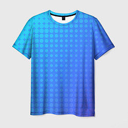Мужская футболка Blue gradient