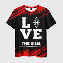 Мужская футболка The Sims Love Классика