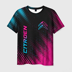 Мужская футболка Citroen - Neon Gradient