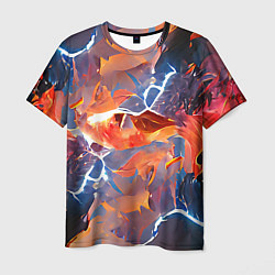 Мужская футболка Fire thunder