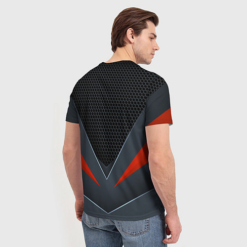 Мужская футболка CrossFit - Техно броня / 3D-принт – фото 4