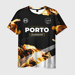 Футболка мужская Porto legendary sport fire, цвет: 3D-принт
