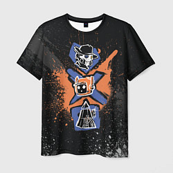 Мужская футболка Граффити в стиле Любовь, смерть и роботы