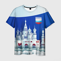 Мужская футболка Moscow: made in Russia