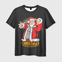 Мужская футболка DJ Santa and DJ BEARD