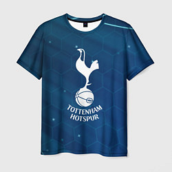 Мужская футболка Tottenham hotspur Соты абстракция
