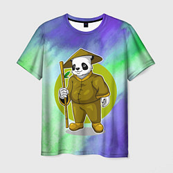 Мужская футболка Мудрая Кунг фу панда
