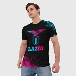 Футболка мужская Lazio - neon gradient, цвет: 3D-принт — фото 2