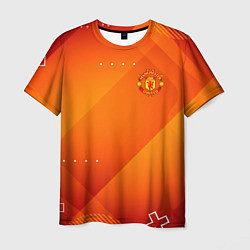 Мужская футболка Manchester united Абстракция спорт