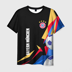 Мужская футболка Bayern munchen Sport - цветные геометрии