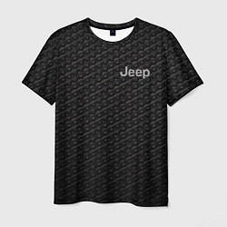 Футболка мужская Jeep карбон, цвет: 3D-принт