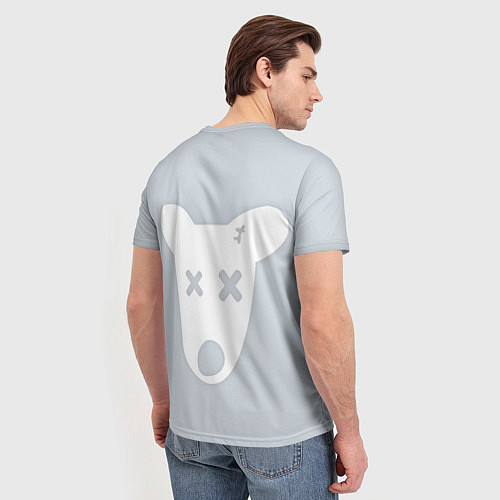 Мужская футболка Собачка - Удалённая страница ВК / 3D-принт – фото 4