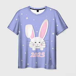 Мужская футболка Кролик - символ 2023 года
