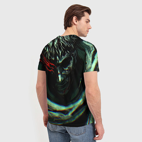 Мужская футболка Берсерк Гатс В Плаще / 3D-принт – фото 4