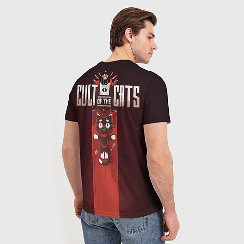 Мужская футболка Dark Cult Of The Cats / 3D-принт – фото 4