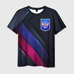 Футболка мужская Dark Герб России, цвет: 3D-принт