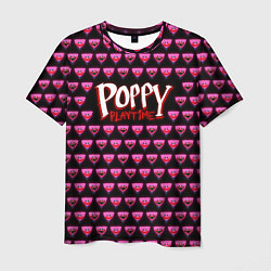 Мужская футболка Poppy Playtime - Kissy Missy Pattern - Huggy Wuggy