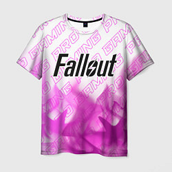 Мужская футболка Fallout pro gaming: символ сверху