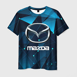 Мужская футболка Mazda - абстракция