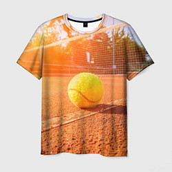 Мужская футболка Теннис - рассвет