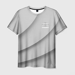 Мужская футболка Daewoo - серая абстракция