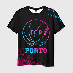 Мужская футболка Porto - neon gradient