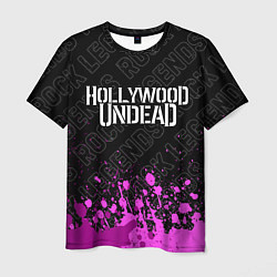 Мужская футболка Hollywood Undead rock legends: символ сверху