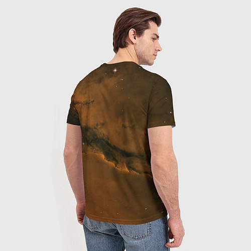 Мужская футболка Карамельная галактика / 3D-принт – фото 4