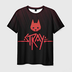 Мужская футболка Stray game cat бродячий кот игра