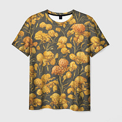 Мужская футболка Цветы в викторианском стиле