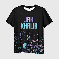 Мужская футболка Jah Khalib - краска