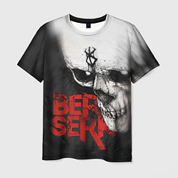 Мужская футболка Berserk - Череп с клеймом жертвы