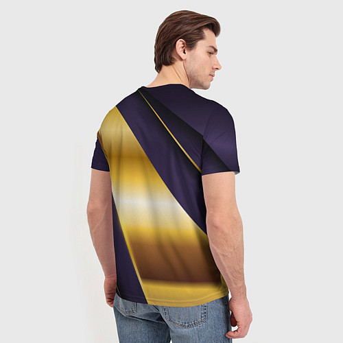 Мужская футболка Золотой герб России / 3D-принт – фото 4